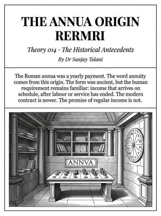 Theory 014, The Annua Origin, visual card from The Master Guide to Annuities