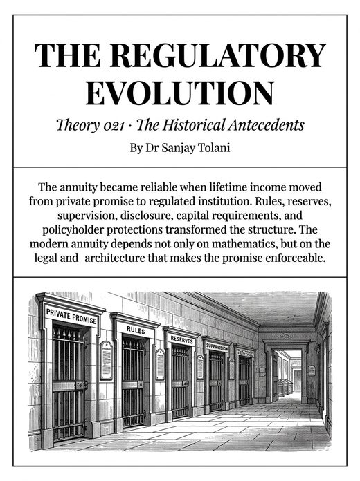 Theory 021, The Regulatory Evolution, visual card from The Master Guide to Annuities