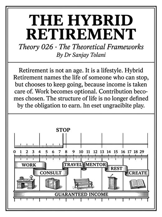 Theory 026, The Hybrid Retirement, visual card from The Master Guide to Annuities