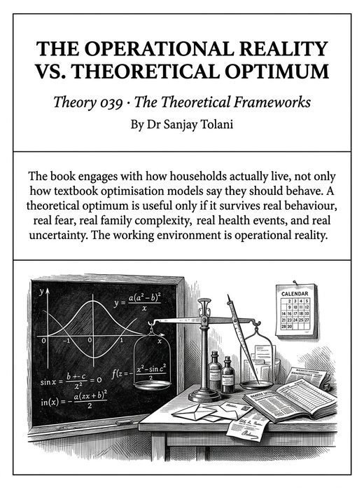 Theory 039, The Operational Reality vs. Theoretical Optimum, visual card from The Master Guide to Annuities
