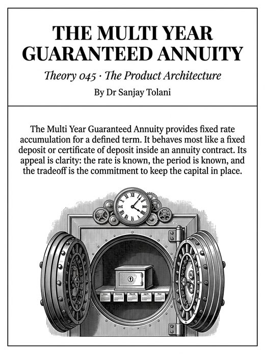 Theory 045, The Multi-Year Guaranteed Annuity, visual card from The Master Guide to Annuities