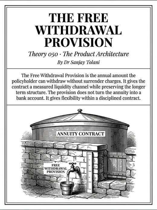 Theory 050, The Free Withdrawal Provision, visual card from The Master Guide to Annuities