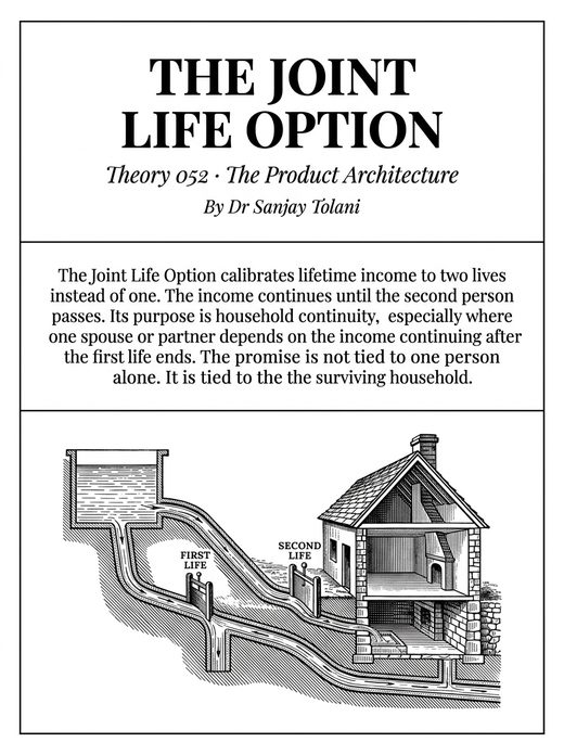 Theory 052, The Joint Life Option, visual card from The Master Guide to Annuities