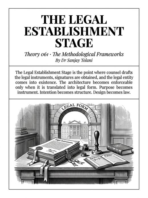 Theory 061, The Legal Establishment Stage, visual card from The Master Guide to Annuities