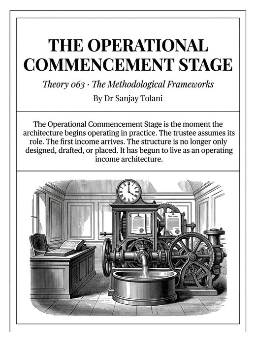 Theory 063, The Operational Commencement Stage, visual card from The Master Guide to Annuities