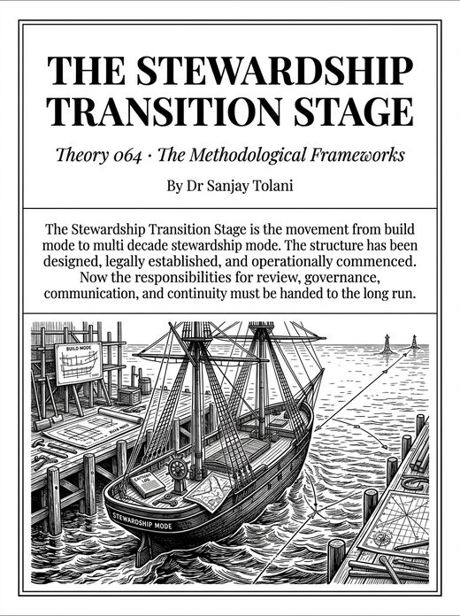 Theory 064, The Stewardship Transition Stage, visual card from The Master Guide to Annuities