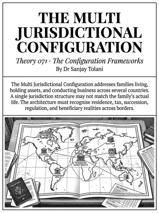 Theory 071, The Multi-Jurisdictional Configuration, visual card from The Master Guide to Annuities