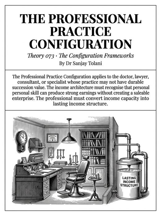 Theory 073, The Professional Practice Configuration, visual card from The Master Guide to Annuities