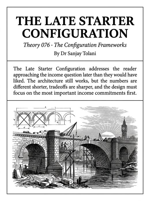 Theory 076, The Late Starter Configuration, visual card from The Master Guide to Annuities