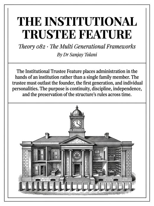 Theory 082, The Institutional Trustee Feature, visual card from The Master Guide to Annuities