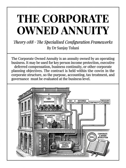 Theory 088, The Corporate-Owned Annuity, visual card from The Master Guide to Annuities