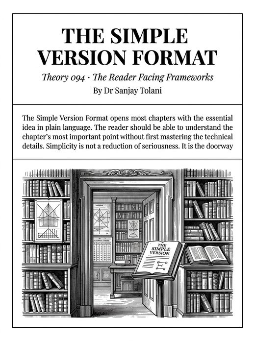 Theory 094, The Simple Version Format, visual card from The Master Guide to Annuities