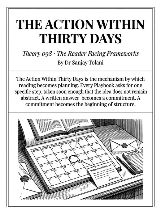 Theory 098, The Action Within Thirty Days, visual card from The Master Guide to Annuities